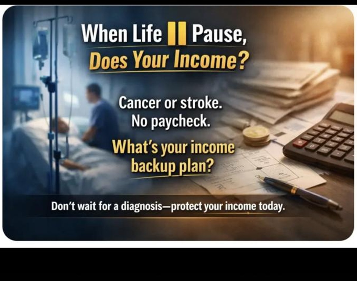 Income protection educational graphic